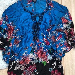 🔻🔥SALE 🔥 Bebe kimono floral sequin summer tunic
